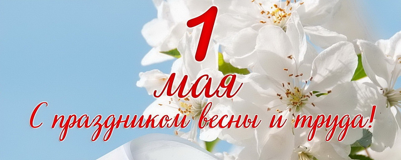 Поздравление с Первомаем председателя Совета Елены Синяткиной