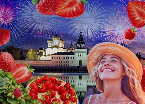 Фестиваль фейерверков «Серебряная ладья» в Костроме